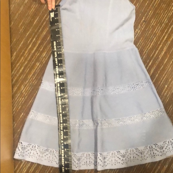 PARKER ‘Alabama’ flared dress -lamb leather detail - Picture 8 of 8